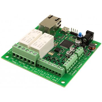 Programmable Ethernet Module with 2 Relays, 4 I/O and 2 Inputs dS1242 Antratek Electronics