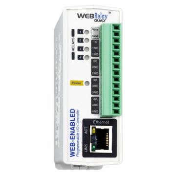 WebRelay-Quad | 4 WiFi-Controlled Relays X-WR-444W-I Antratek Electronics